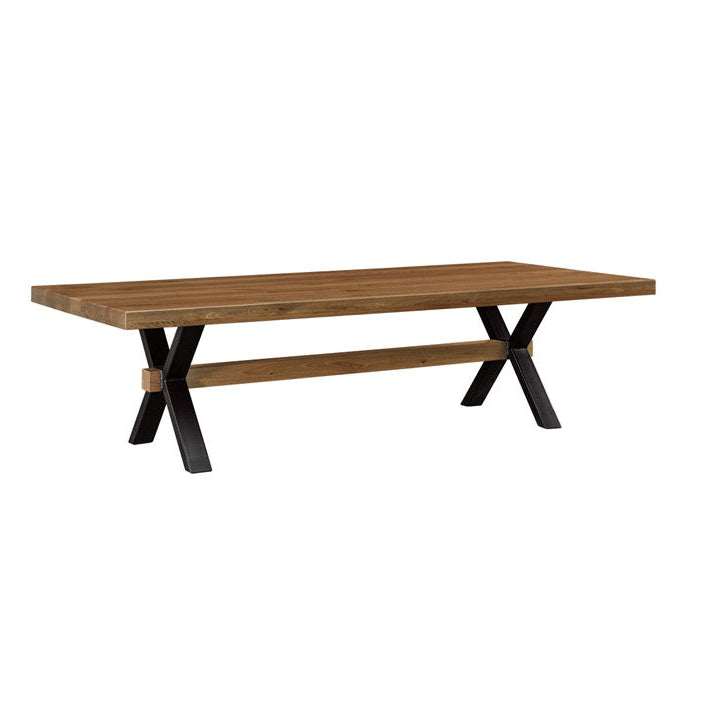 Hoosier Timbercraft Prairie Rustic Walnut Dining Table