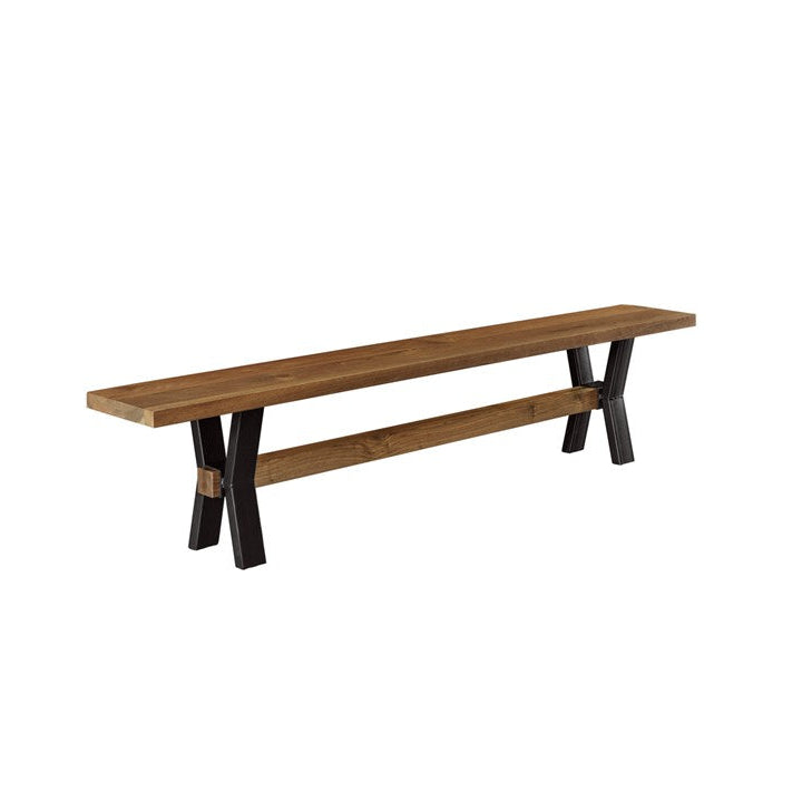 Hoosier Timbercraft Prairie Rusting Walnut Dining Bench