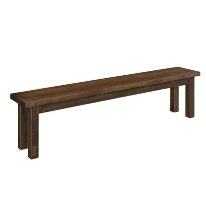 Hoosier Timbercraft Sanders Maple Dining Bench