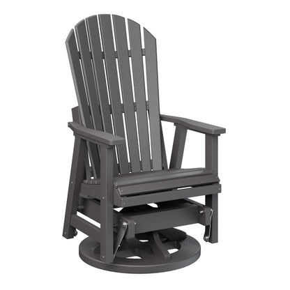Berlin Gardens Comfo Back Poly Lumber Swivel Glider