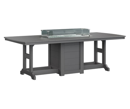 Berlin Gardens Garden Classic Fire Pit Poly Lumber Dining Table