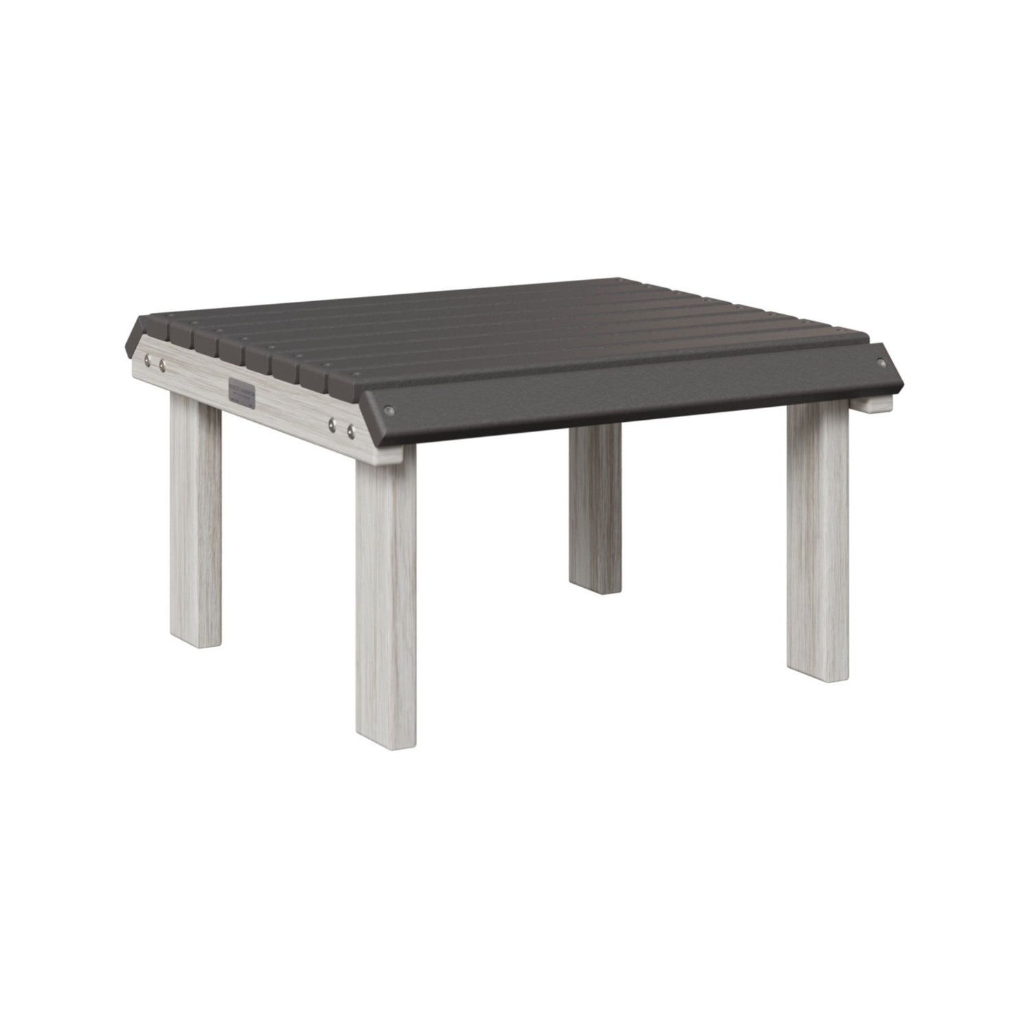 Berlin Gardens Outdoor Poly Lumber Stationary Footstool