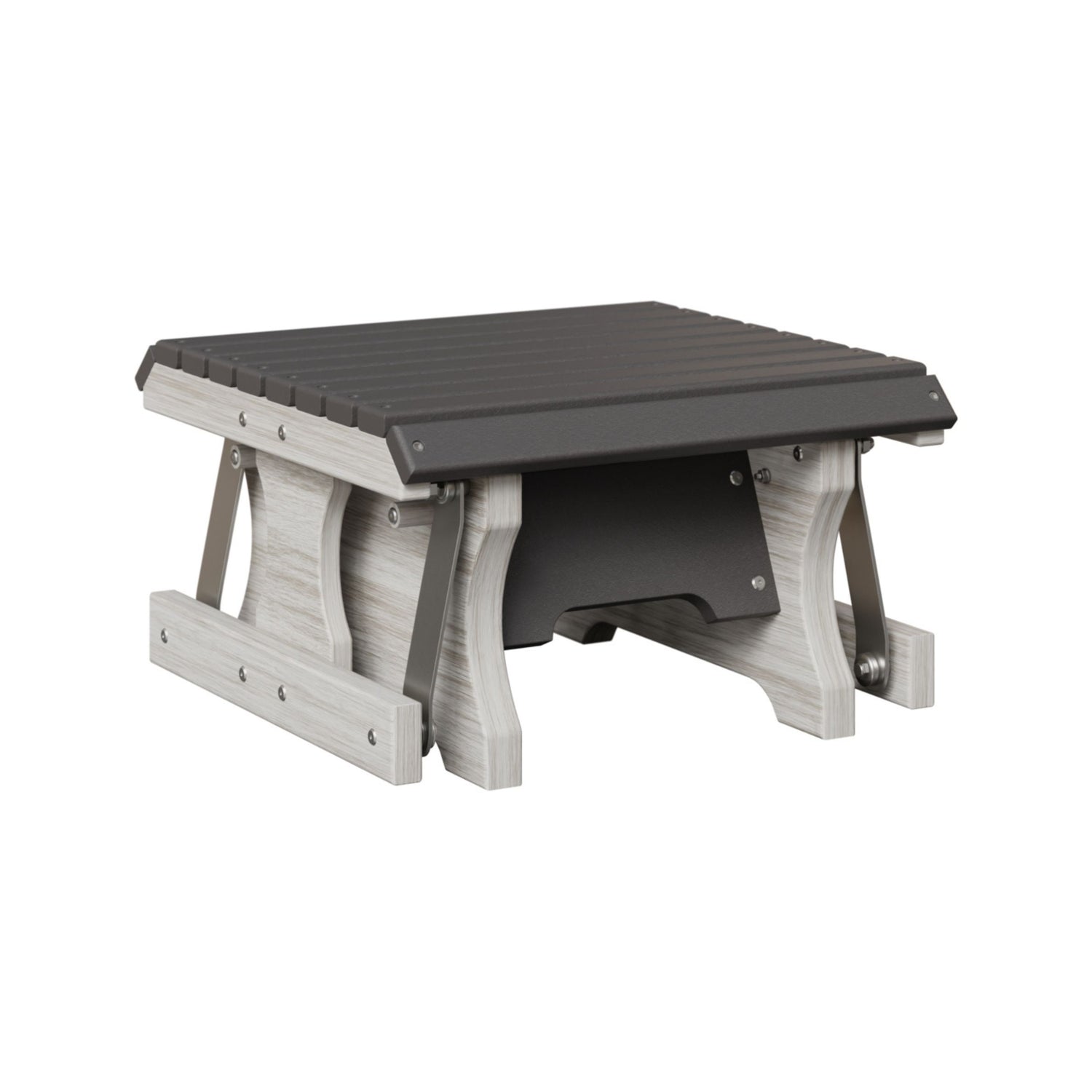 Berlin Gardens Outdoor Poly Lumber Gliding Footstool