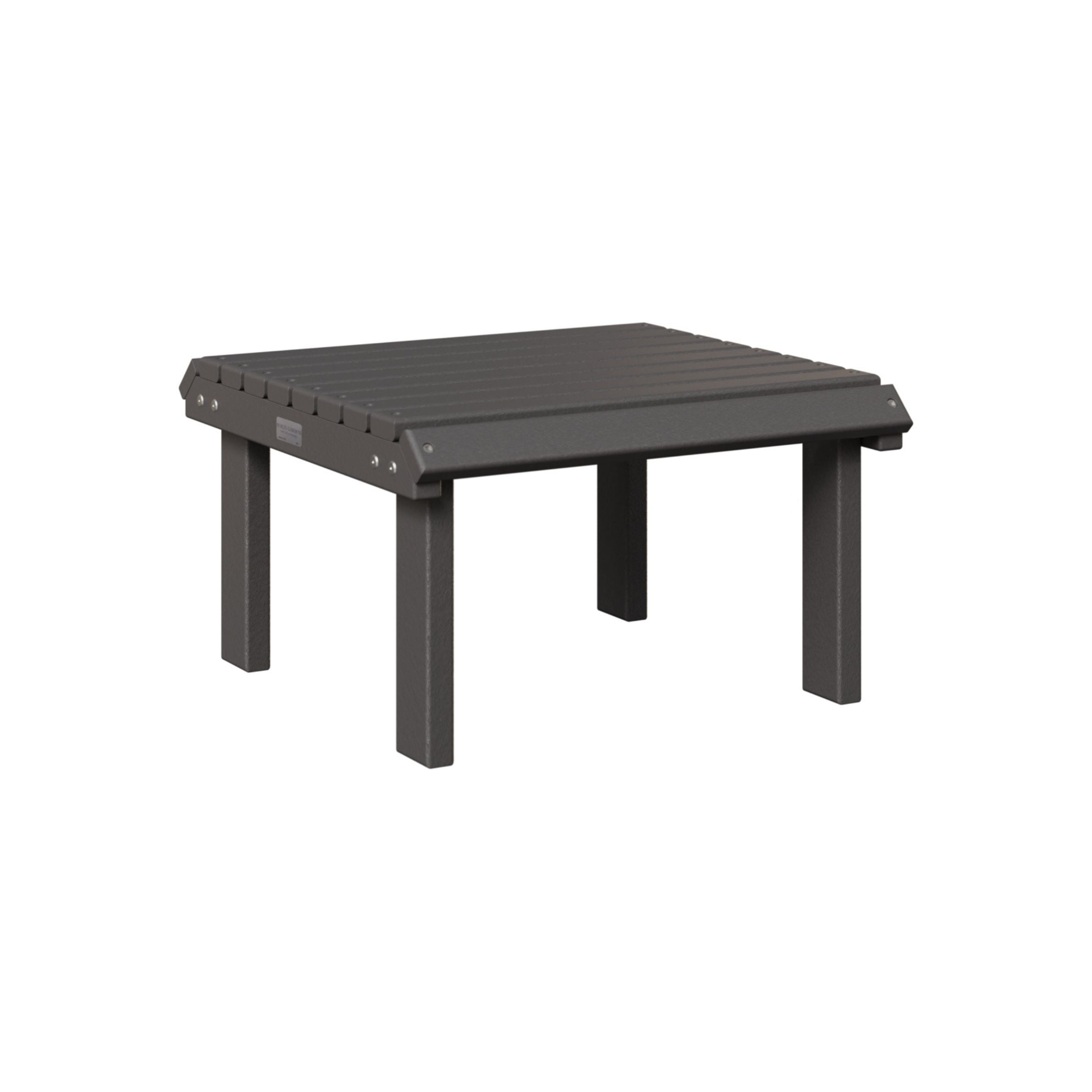 Berlin Gardens Outdoor Poly Lumber Stationary Footstool