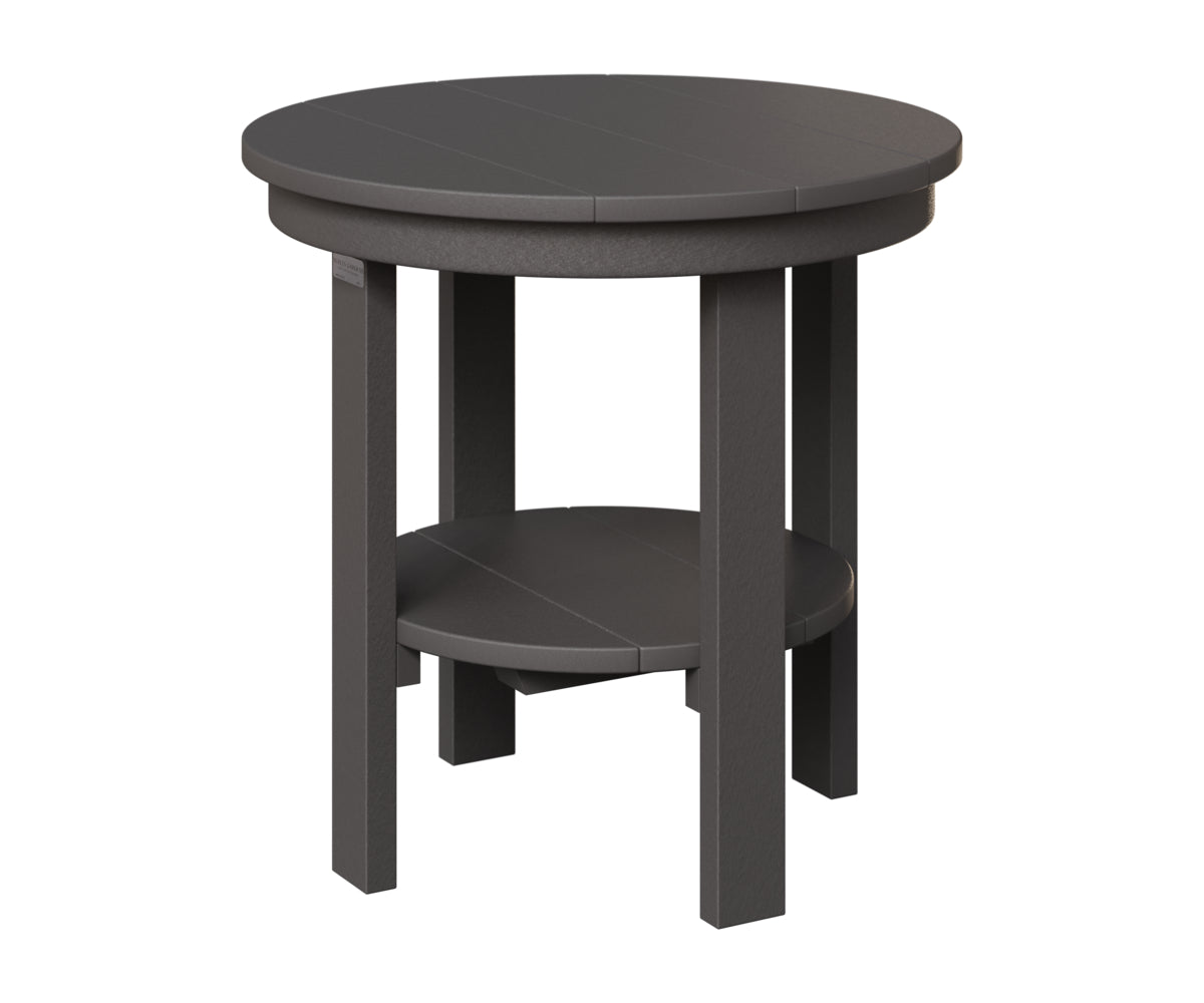 Berlin Gardens Outdoor Poly Lumber Round End Dining Table