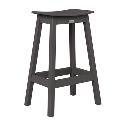 Berlin Gardens Outdoor Saddle Poly Lumber Bar Stool