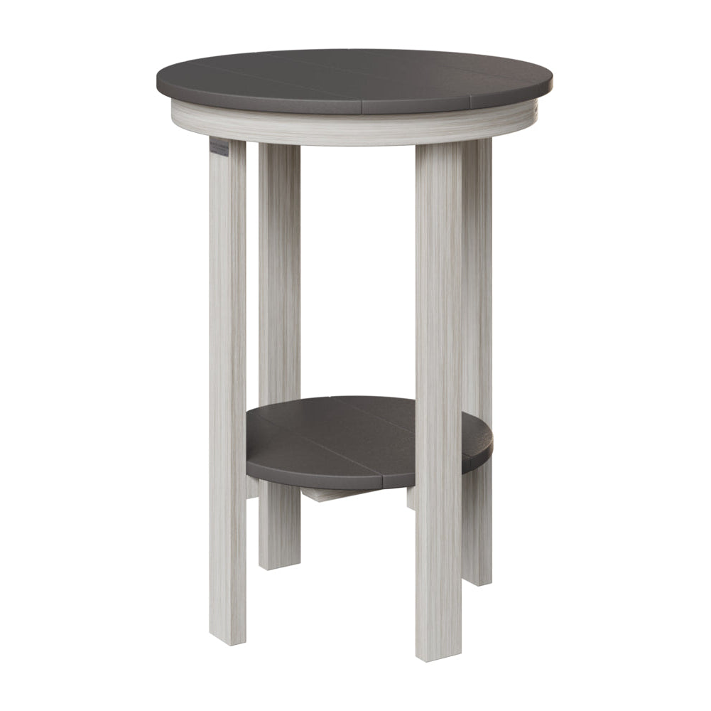 Berlin Gardens Outdoor Poly Lumber Round End Counter Table