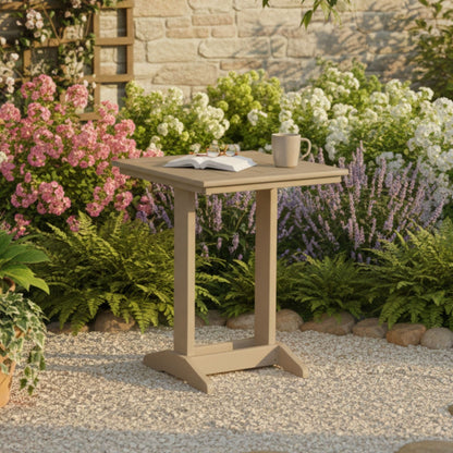 Keystone Amish Co. Poly Lumber Square Counter Height Side Table