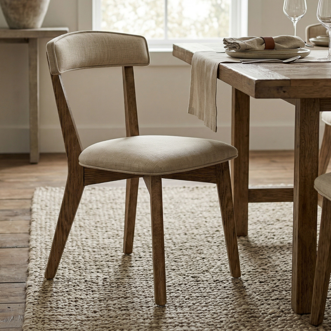 Hoosier Timbercraft Colfax Oak Side Dining Chair