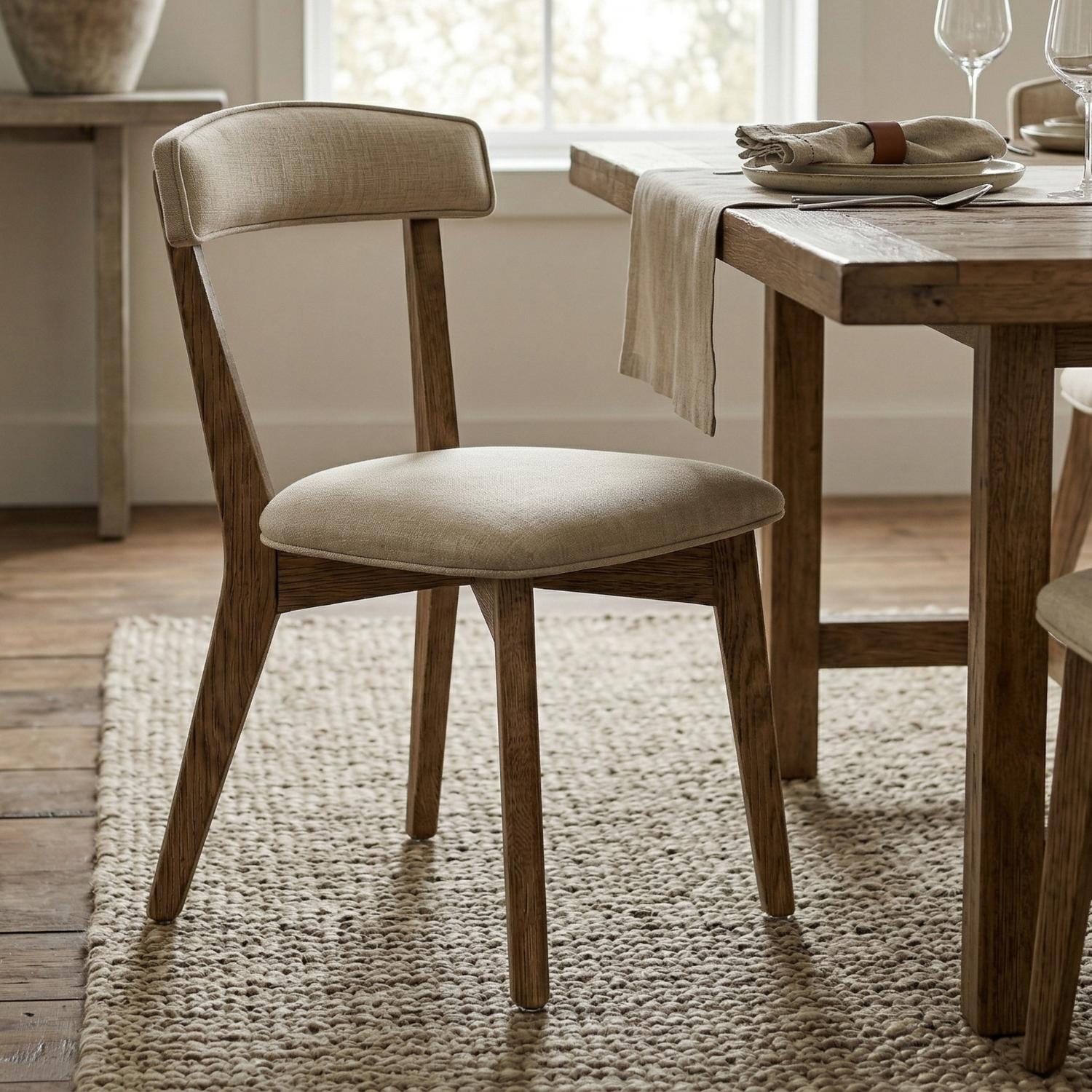 Hoosier Timbercraft Colfax Oak Side Dining Chair