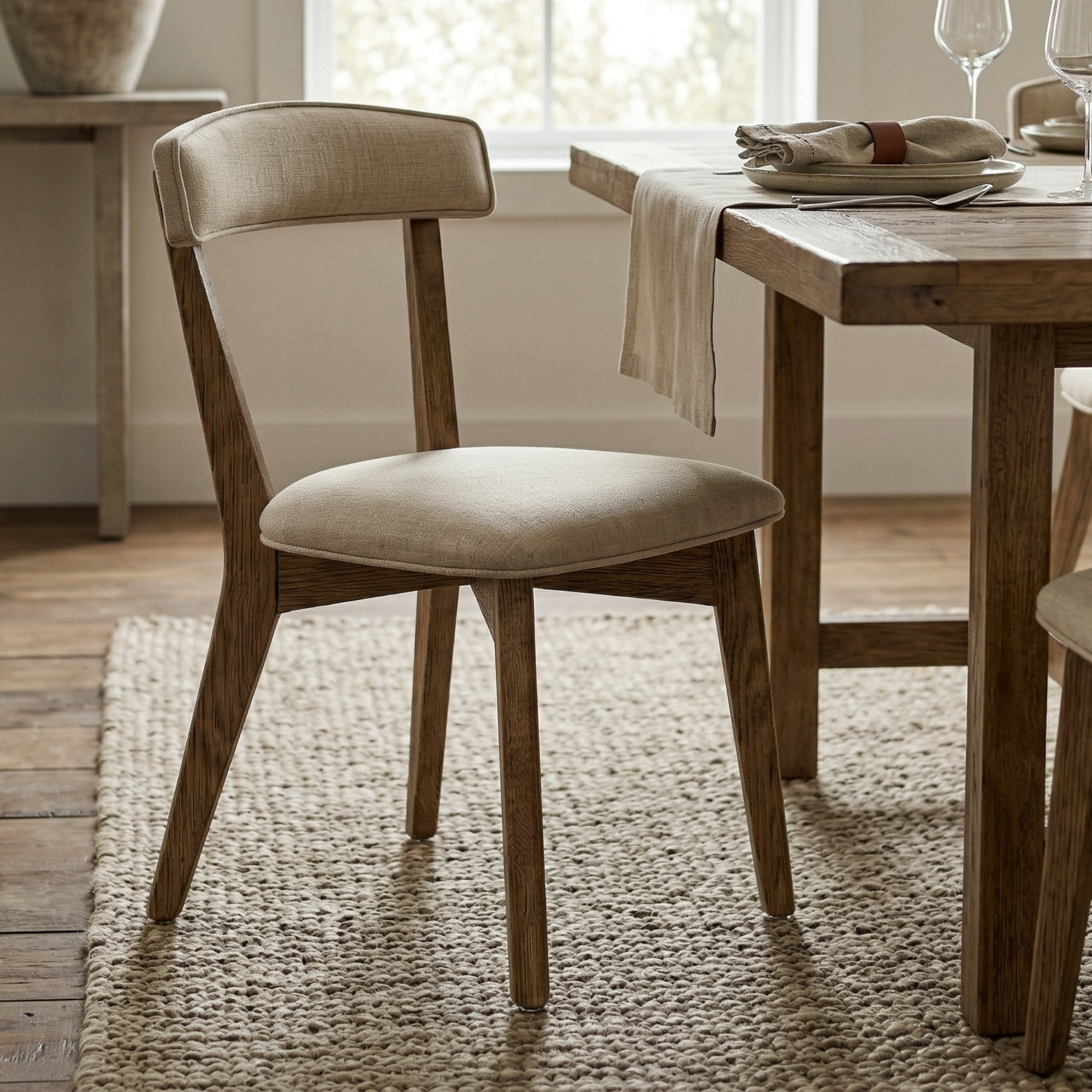 Hoosier Timbercraft Colfax Oak Side Dining Chair
