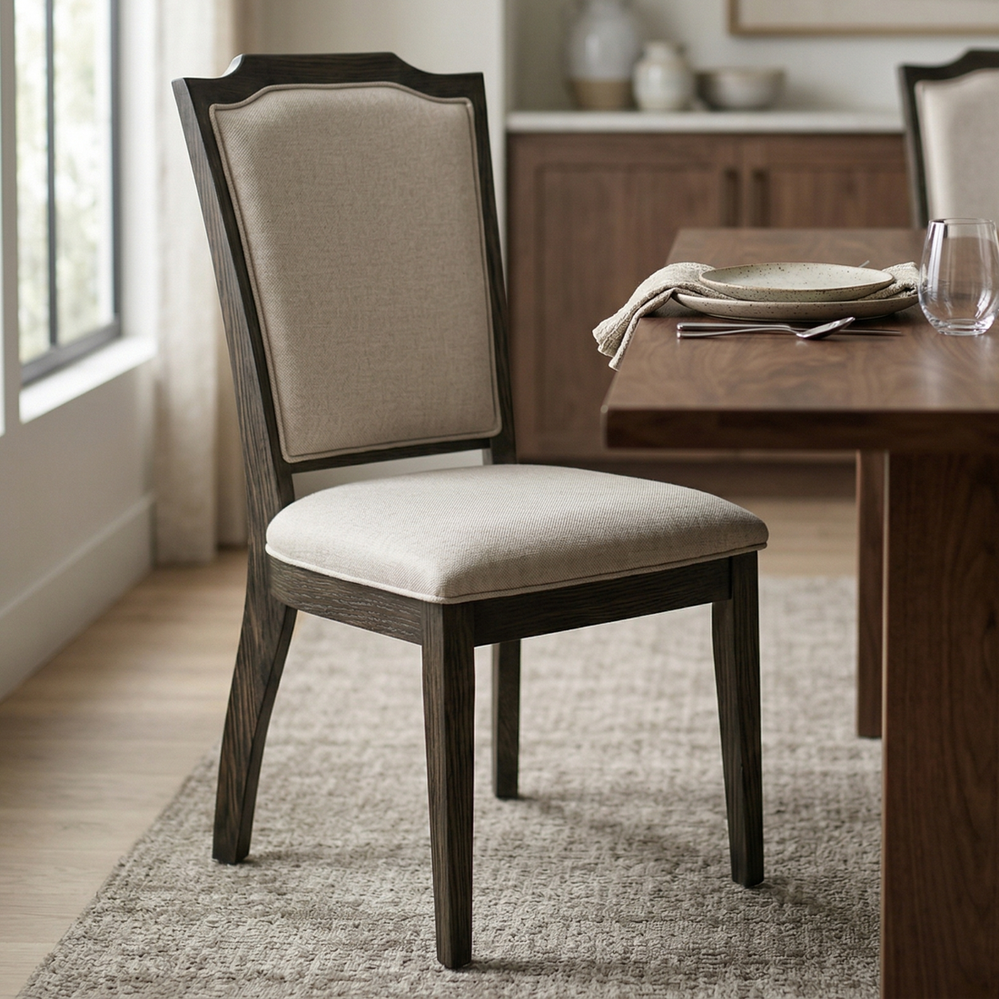 Hoosier Timbercraft Milford Side Oak Dining Chair