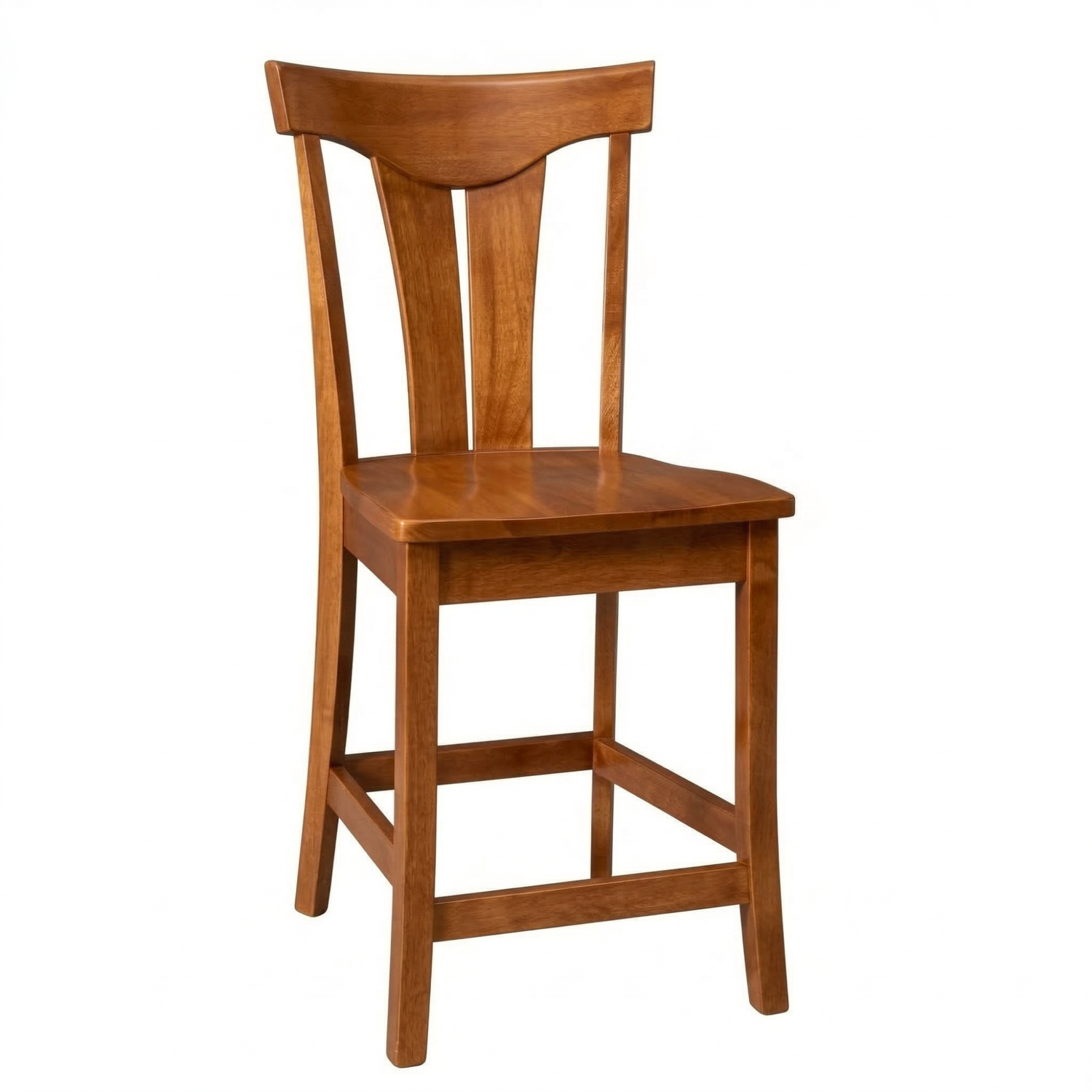 Hoosier Timbercraft Owen Stationary Maple Bar Chair with Standard Top