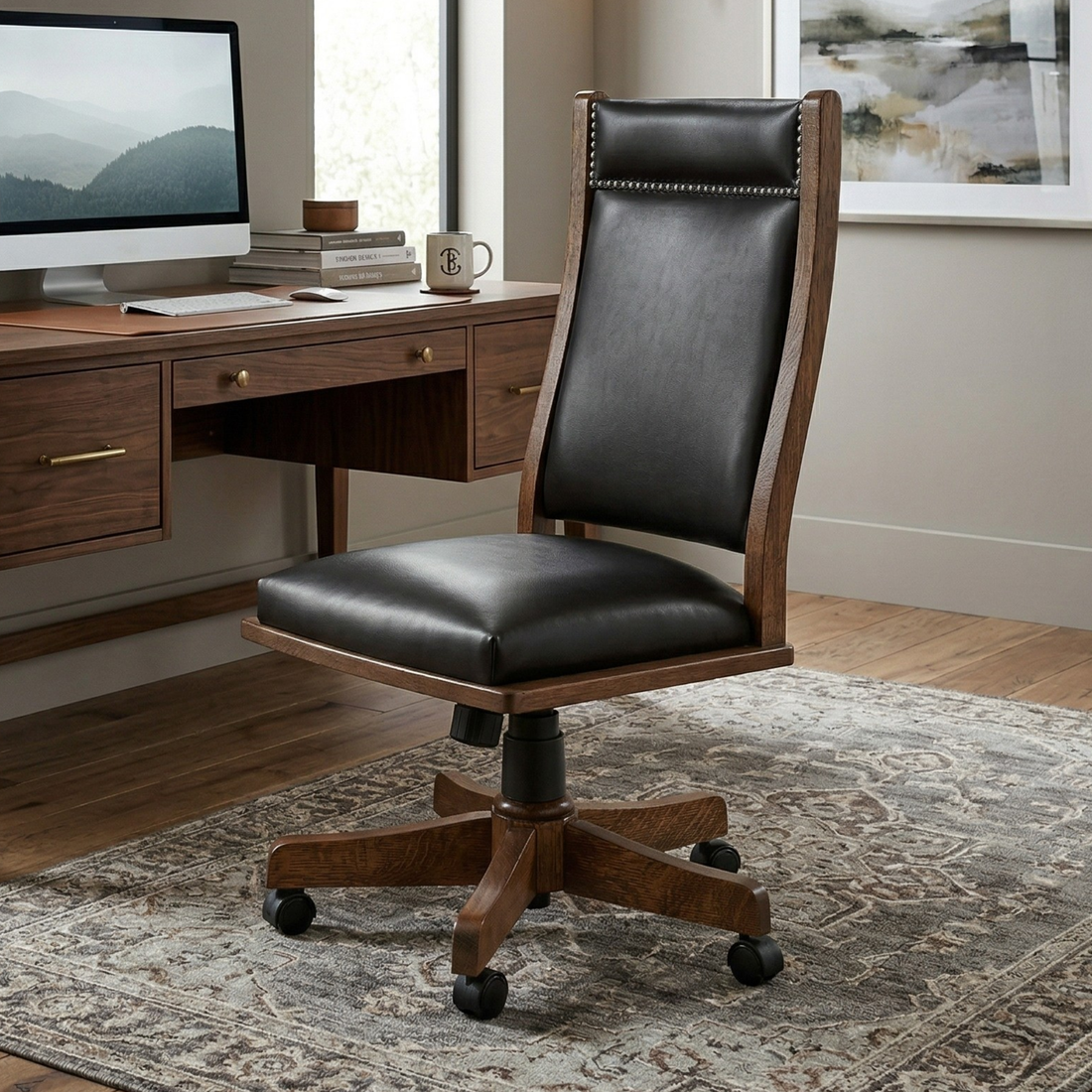 Hoosier Timbercraft Chapman Desk Side Chair