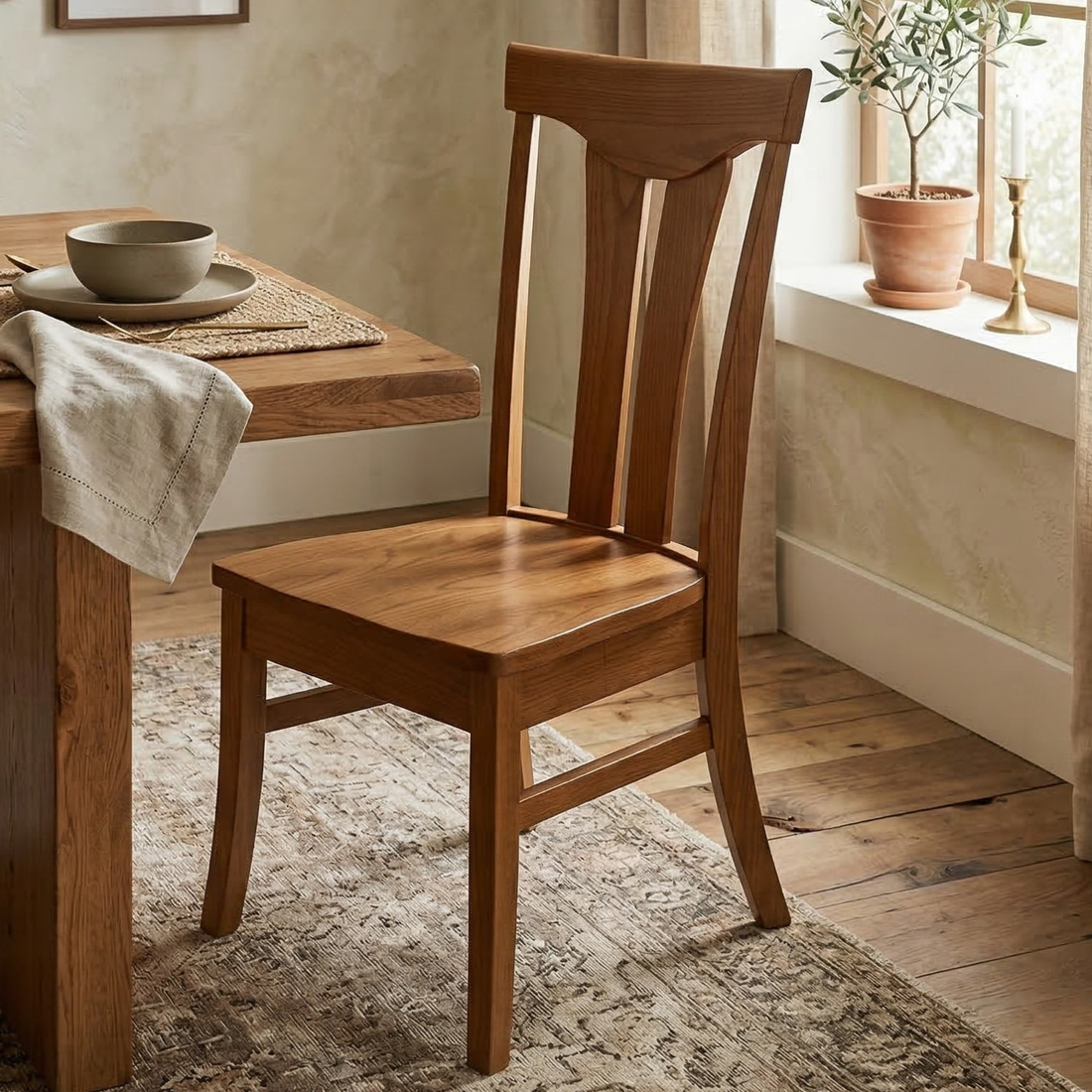 Hoosier Timbercraft Owen Side Dining Chair with Standard Top