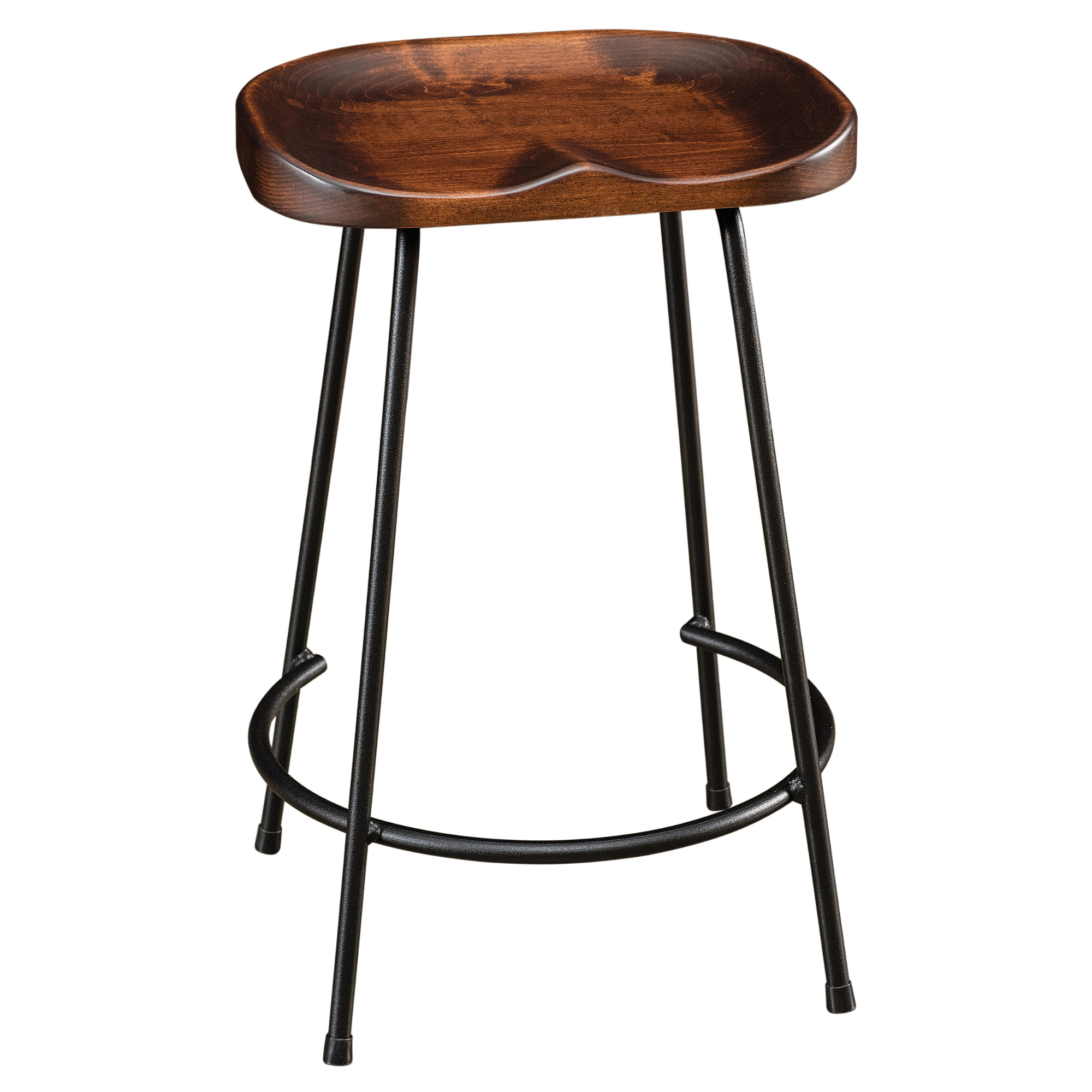 Hoosier Timbercraft Culver Maple Stationary Bar Chair