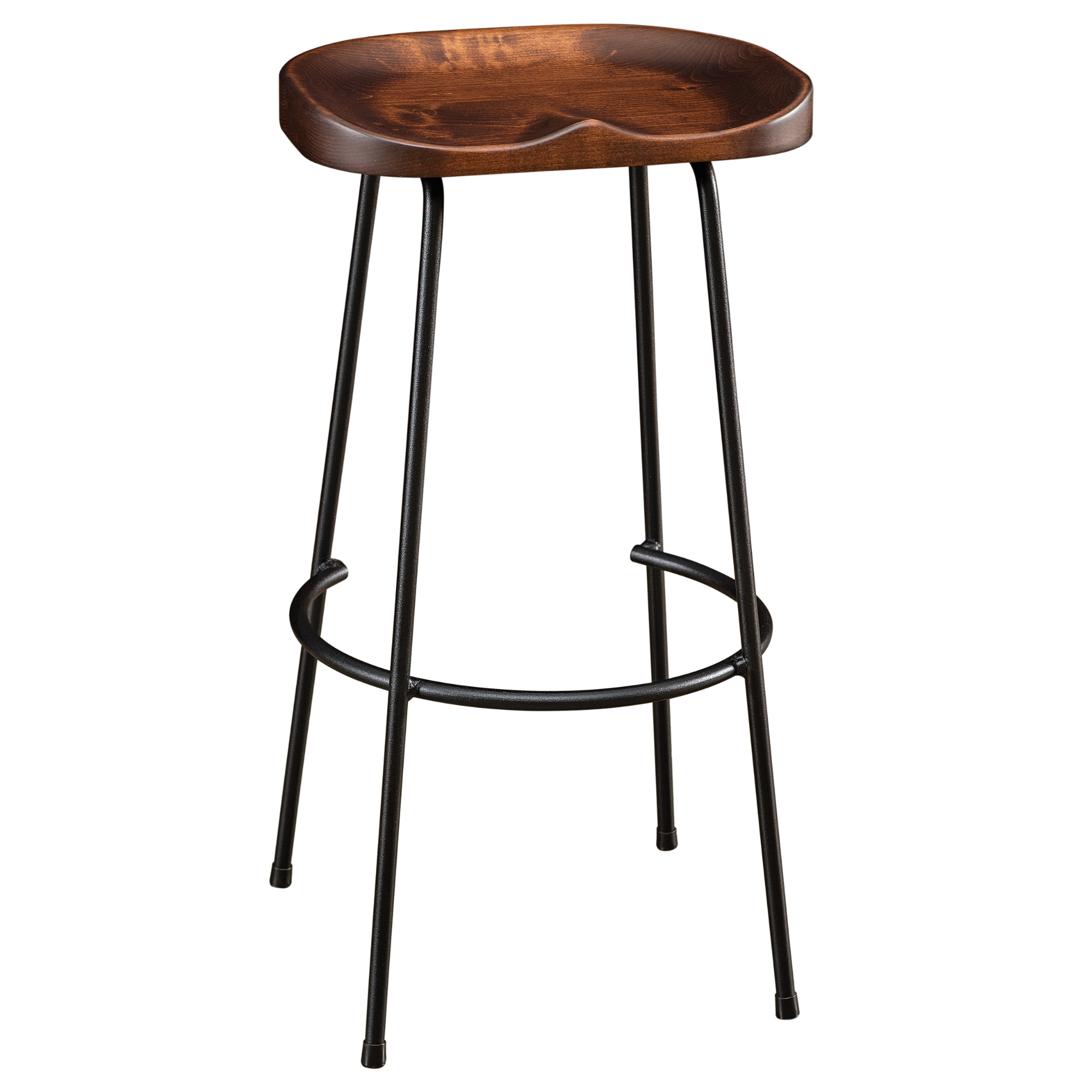 Hoosier Timbercraft Culver Maple Stationary Bar Chair
