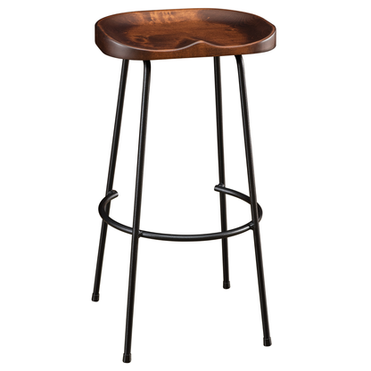 Hoosier Timbercraft Culver Maple Stationary Bar Chair