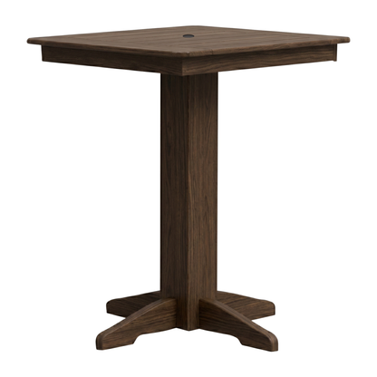 Keystone Amish Co. Square Poly Outdoor Bar Height Table
