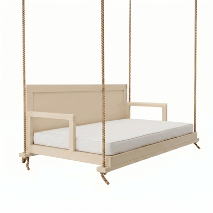 Amish Casual Stratford Swing Bed in Relaxed Khaki