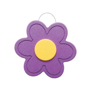 Purple on Lemon Yellow
