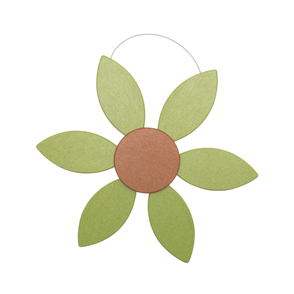 Stratton Field Poly Lumber 20-Inch Large Hanging Flower Decoration