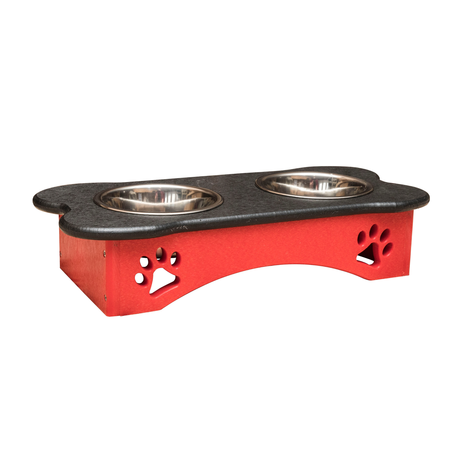 Stratton Field Poly Lumber 3.5-Inch Small Dog Bowl Stand with 1-Pint Bowl