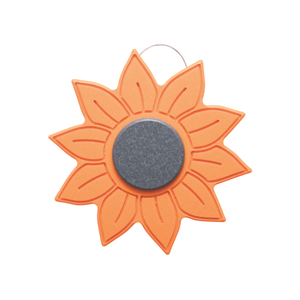 Orange on Grey