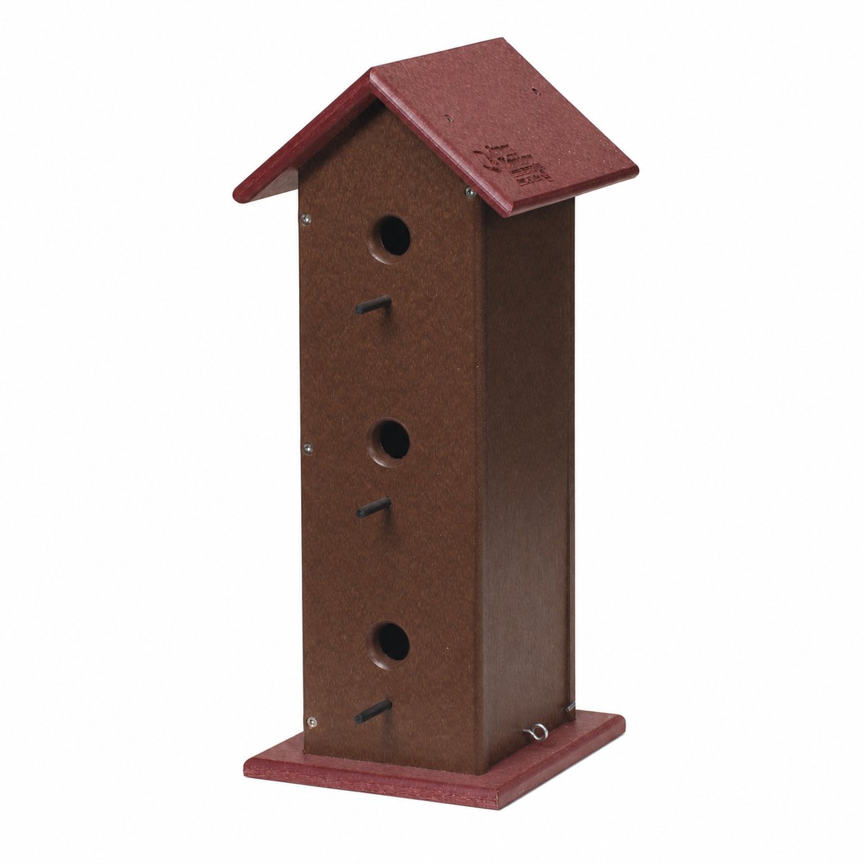 Stratton Field Poly Lumber Post-Mount Trio Birdhouse