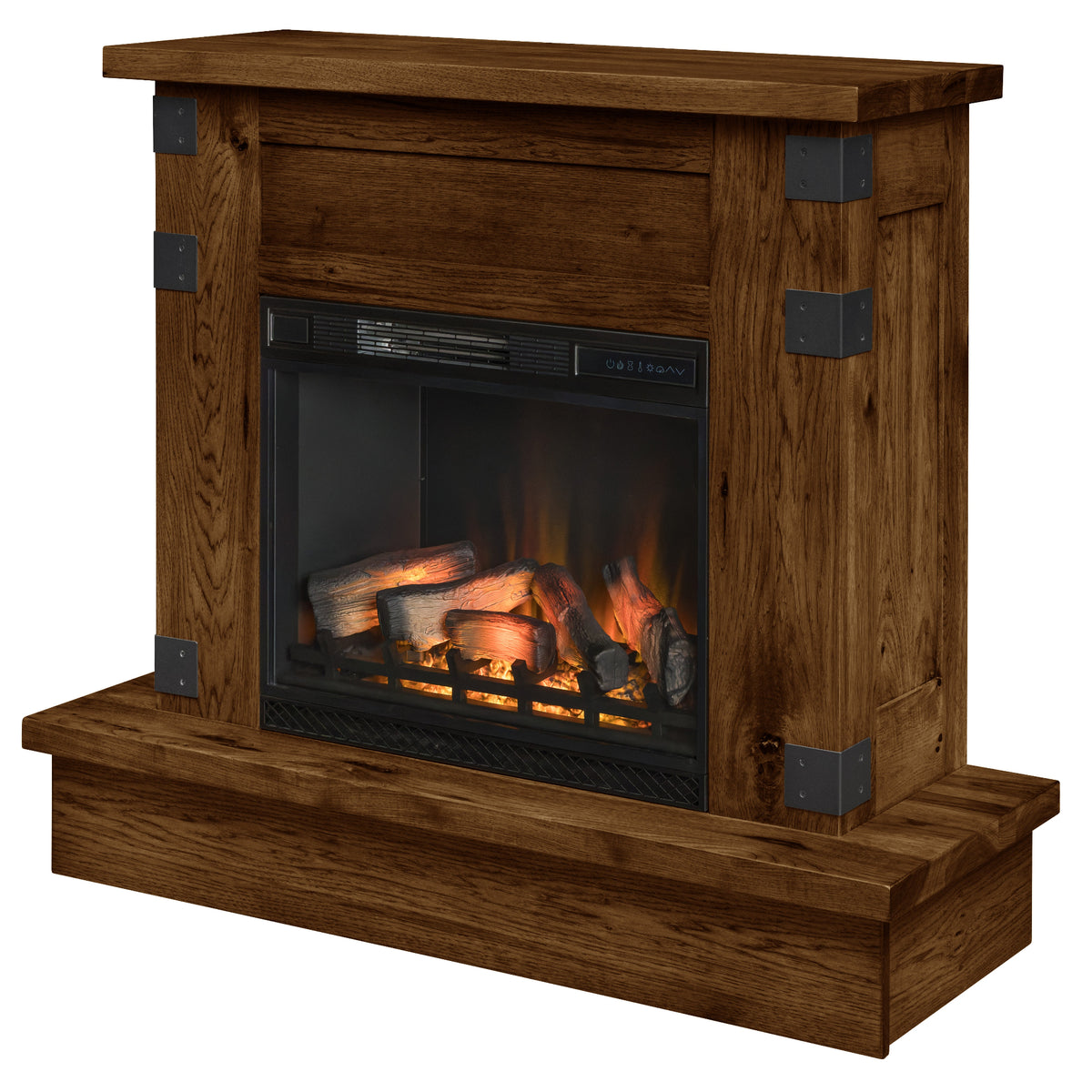 Summit Fireplace in Asbury Stain