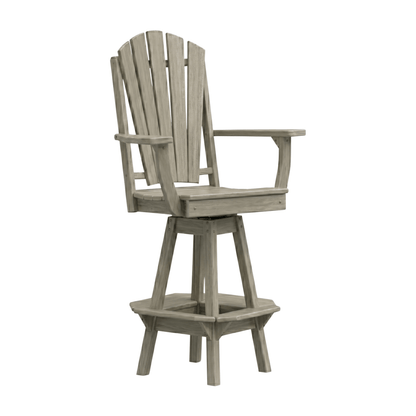 Keystone Amish Co. Sunburst Poly Outdoor Swivel Bar Chair