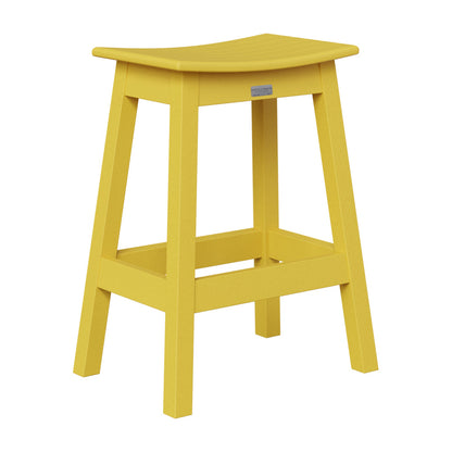 Berlin Gardens Outdoor Saddle Poly Lumber Counter Stool
