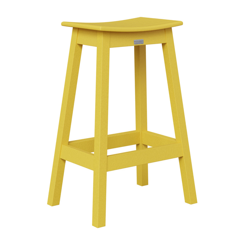 Berlin Gardens Outdoor Saddle Poly Lumber Bar Stool