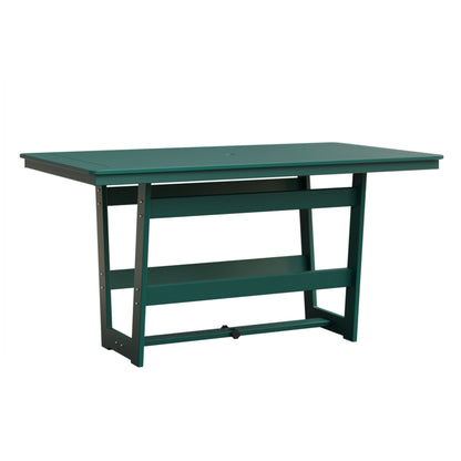 Berlin Gardens Hudson 70″ Outdoor Poly Lumber Rectangular Counter Height Table
