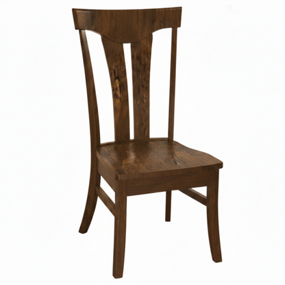Hoosier Timbercraft Owen Side Dining Chair with Standard Top in Manchester Stain