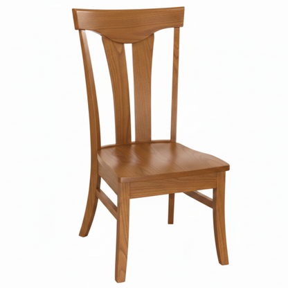 Hoosier Timbercraft Owen Side Dining Chair with Standard Top in Golden Pecan Stain