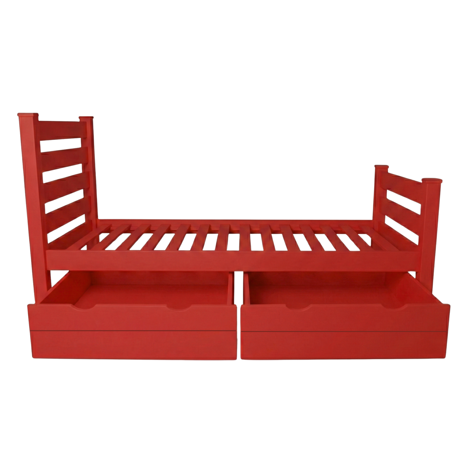 Versaloft Homestead Amish Made Bed Frame with Headboard, Footboard, and 2-Piece Drawers