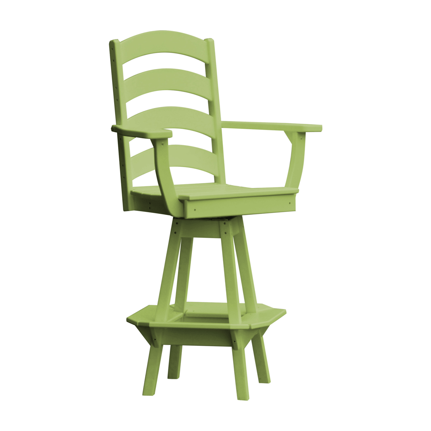 Keystone Amish Co. Josie Poly Outdoor Swivel Bar Chair