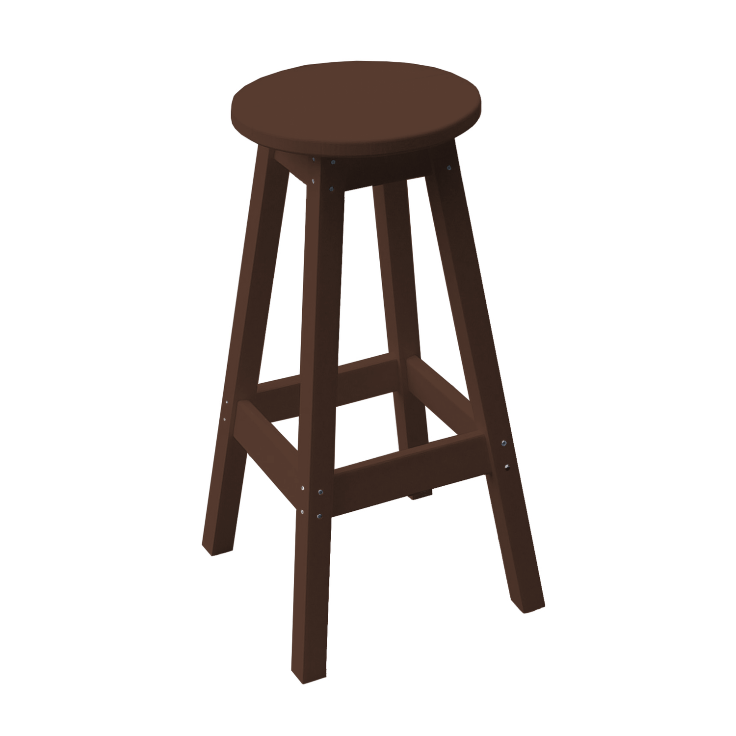 Keystone Amish Co. Round Poly Outdoor Bar Stool