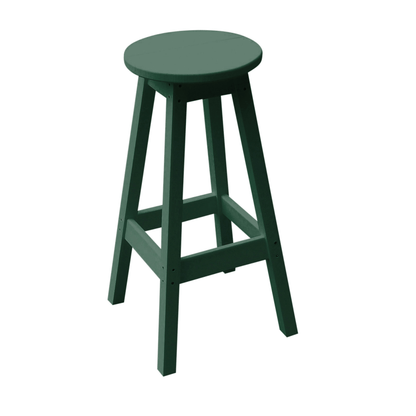 Keystone Amish Co. Round Poly Outdoor Bar Stool