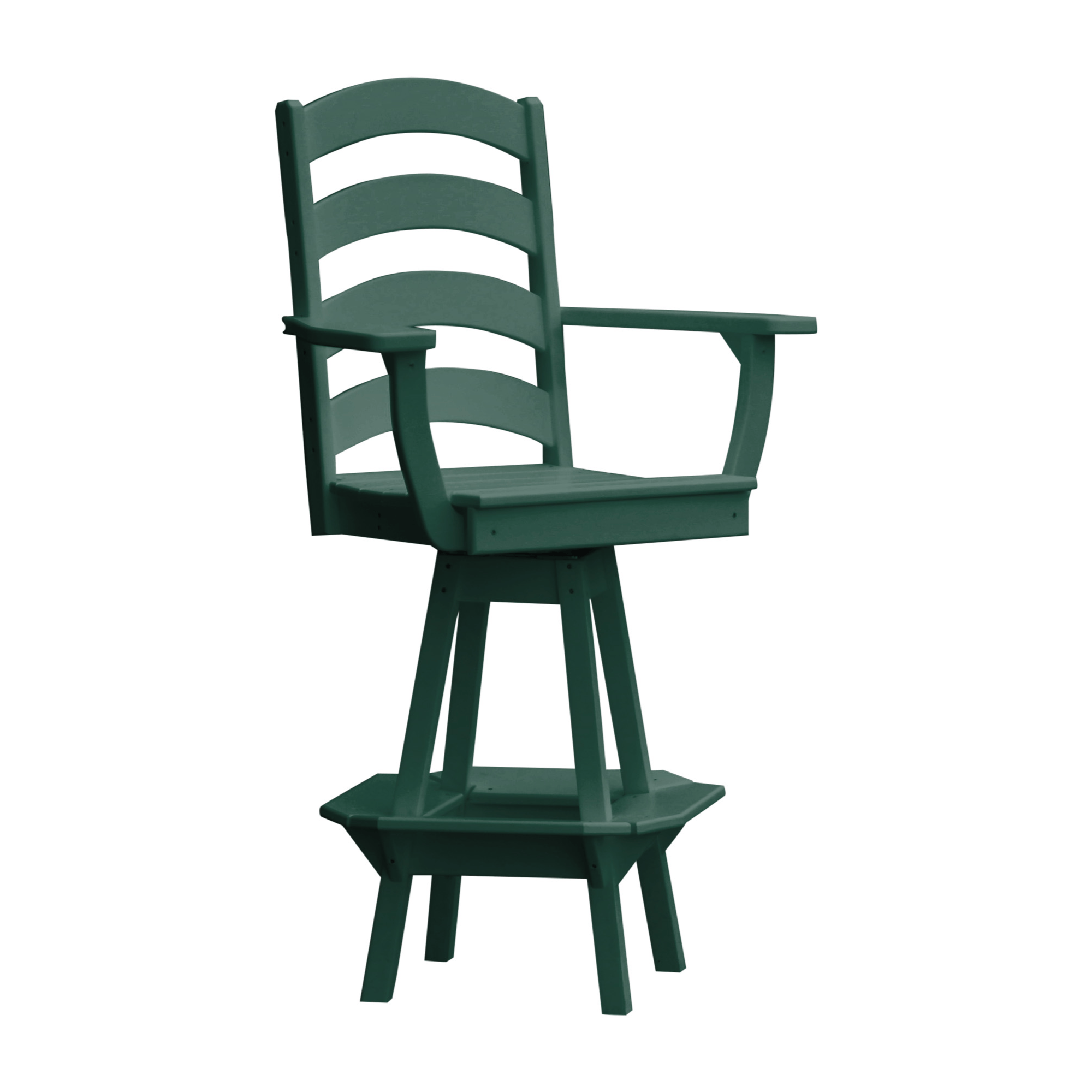 Keystone Amish Co. Josie Poly Outdoor Swivel Bar Chair
