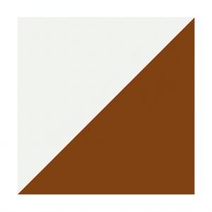 Bright White on Tudor Brown
