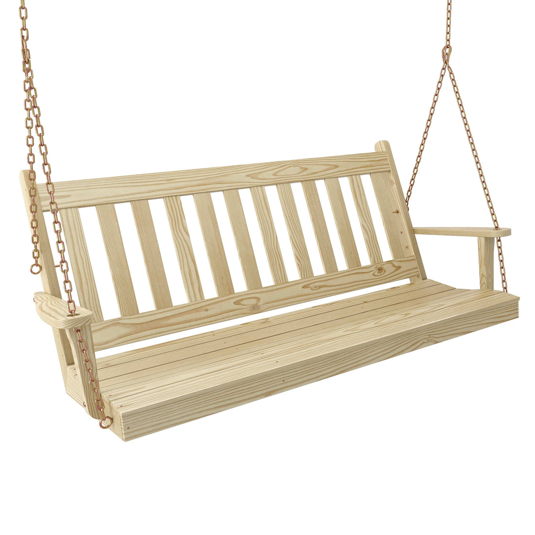 Keystone Amish Co. 5 Foot Franklin Porch Swing, Unfinished