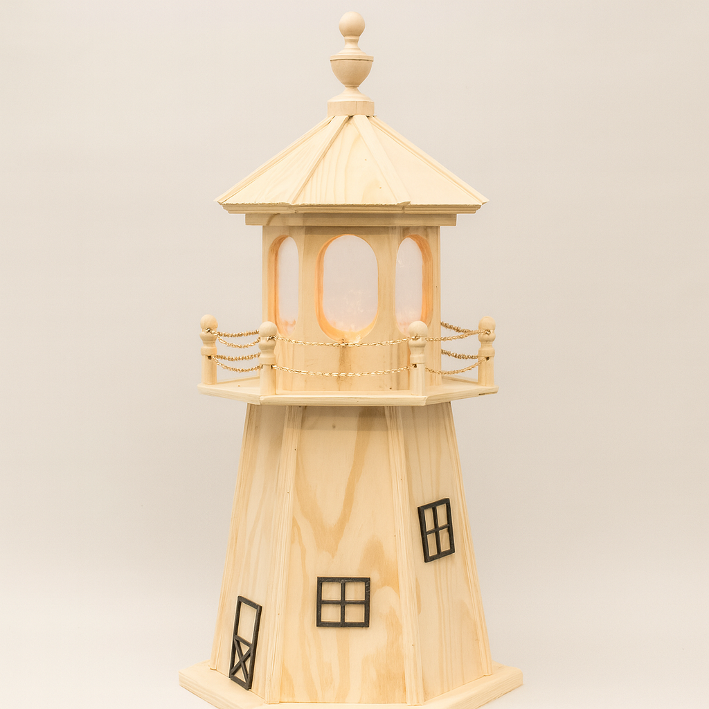 Heritage Lawncraft Pressure Treated Wood Decorative Lighthouse