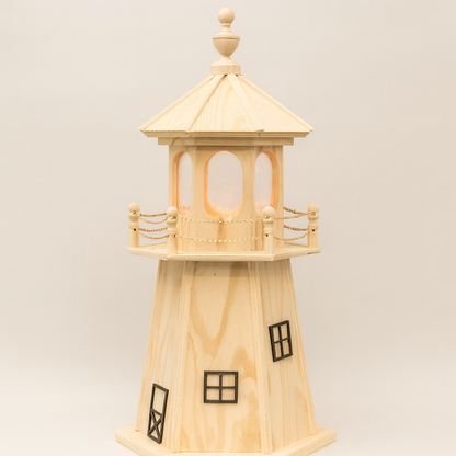 Heritage Lawncraft Pressure Treated Wood Decorative Lighthouse