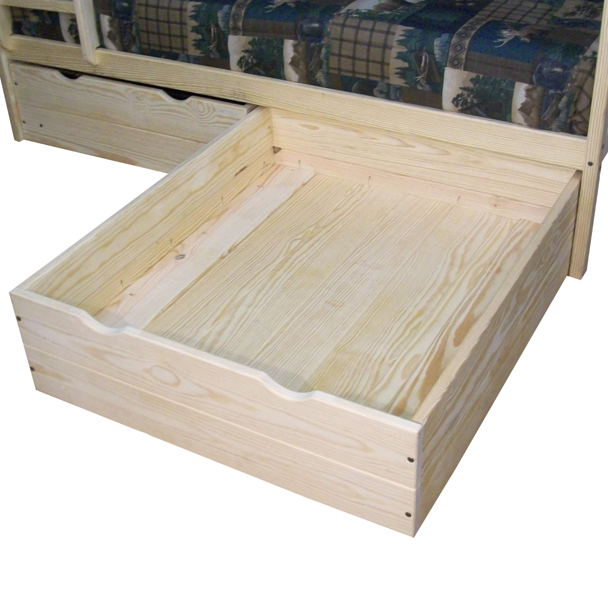 Versaloft Homestead Amish Made Bed Frame with Headboard, Footboard, and 2-Piece Drawers