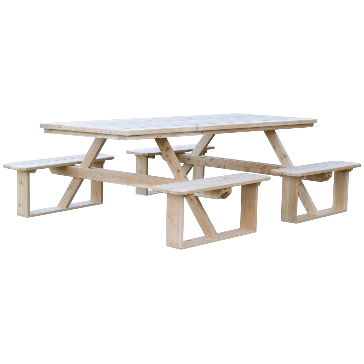 Keystone Amish Co. Red Cedar 8 Foot Walk-In Outdoor Table