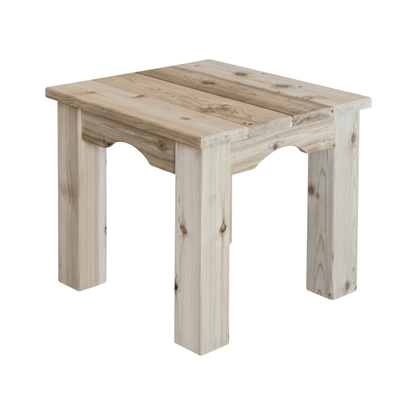 Keystone Amish Co. Red Cedar Square Outdoor End Table