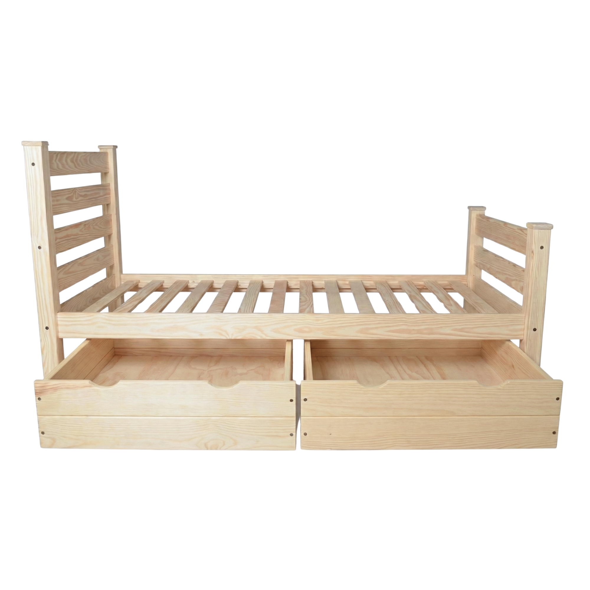 Versaloft Homestead Amish Made Bed Frame with Headboard, Footboard, and 2-Piece Drawers
