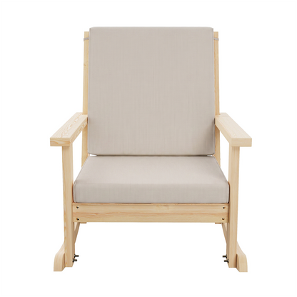 Amish Casual Deep Seated Rocking Chair with Cushion